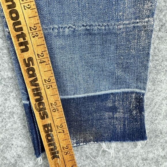 Dear John Joyrich Comfort Skinny Jeans Womens 26 Metallic Medium Wash Stretch - Picture 16 of 16